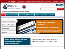 Tablet Screenshot of booksforall.org.uk
